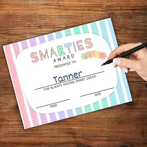 Candy Bar Classroom Awards Superlatives Certificates 25pk 8.5x11” Different Designs End of Year Most Likely to Best at Teacher for Students thumbnail 2