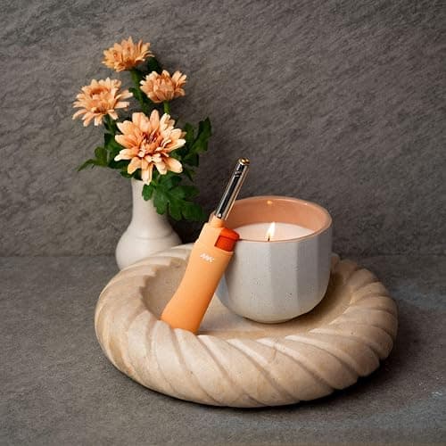 MK Candle Lighter, Butane Refillable Wind-Resistant Flame, 5-Pack for BBQ, Camping, Outdoor Use (Pastel-5pc) thumbnail 2