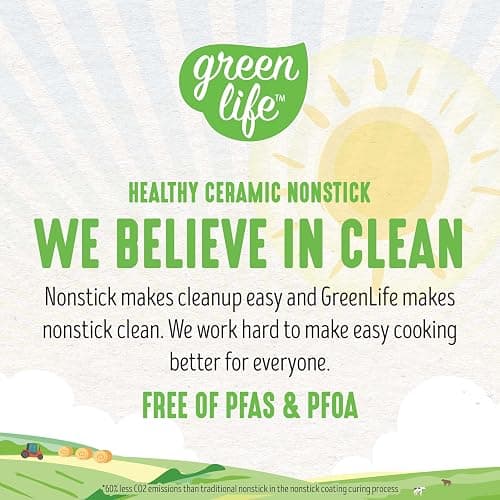 GreenLife 20” Extra Large Electric Griddle, Non-Toxic PFAS-Free Ceramic Nonstick, Temperature Control, Quick Even Heating, Removable Drip Tray, Pancakes, Eggs, Sausage, Easy Clean, Pink thumbnail 6