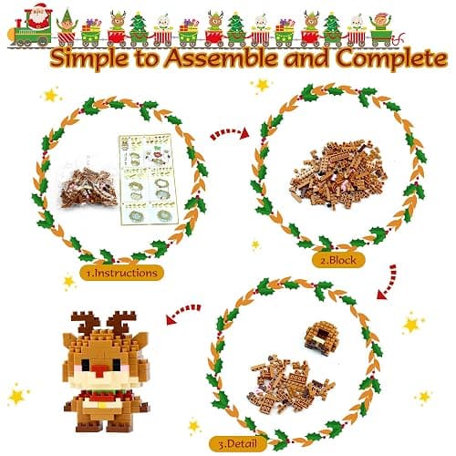 DBPBToU Advent Calendar 2025 Kids Mini Building Blocks, 24 Days Small Advent Calendars Toys Fillers Christmas Calendar Countdown for Kids 6+ (Animals and Insects) thumbnail 4