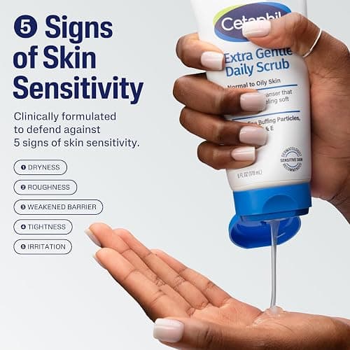 Cetaphil Face Wash, Daily Facial Cleanser for Sensitive, Combination to Oily Skin, 20 oz, Gentle Foaming, Soap Free, Hypoallergenic - 20oz (Pack of 1) thumbnail 4