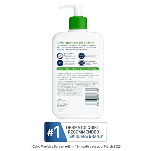 CeraVe Hydrating Facial Cleanser thumbnail 8
