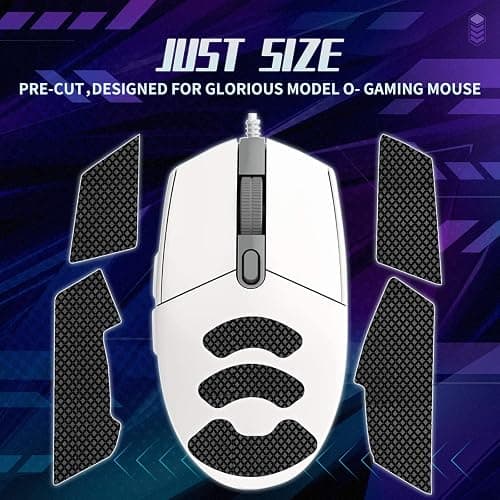 TALONGAMES Mouse Anti Slip Grip Tape Compatible with Logitech G102 / G203 / G304 / G305 / G Pro Wired Gaming Mouse, Palm Sweat Absorption, Thin 0.5mm, Cut to Fit, Easy to Apply, Mouse Skin thumbnail 4