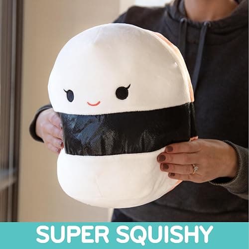 Squishmallows Original 10-Inch Solenn The Salmon Sushi - Official Jazwares Plush - Collectible Soft & Squishy Sushi Stuffed Animal Toy - Add to Your Squad - Gift for Kids, Girls & Boys thumbnail 5