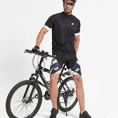 sponeed Men's Cycling Shorts Padded Bicycle Riding Pants Bike Biking Clothes Cycle Wear Tights thumbnail 2