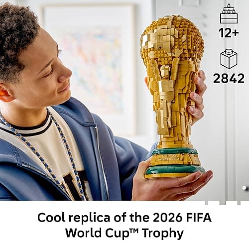 Editions FIFA World Cup Official Trophy Building Set, W/World Cup 2026 Minifigure - Gift for Birthdays - 43020 thumbnail 2