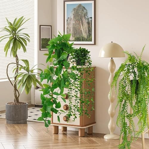 BELICOO Artificial Hanging Plant, 4 Pack Fake Plants with Pots, Hanging Artificial Plants Indoor, Fake Ivy Faux Plant for Indoors Outdoor Room Office Patio Wall Decor thumbnail 2