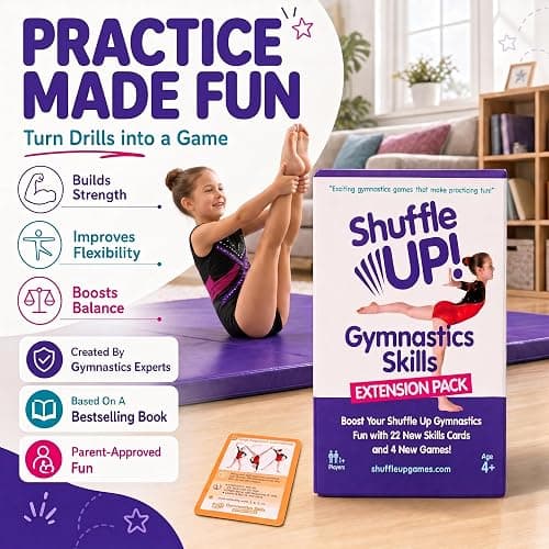 Shuffle Up Gymnastics Skill Pack - 22 Skills, Gymnastic Equipment for Girls thumbnail 2