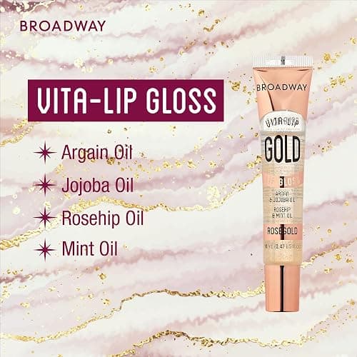 Ruby Kisses Broadway Vita-Lip Clear Lip Gloss (10 Pack), Ultra-Hydrating & Soothing Formula with Vitamins, High-Shine Non-Sticky Finish Lip Balm with Mint, Rosehip, Coconut, Mango, Argan, Honey, Shea thumbnail 6