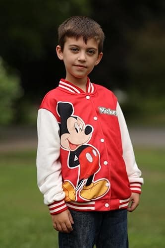 Disney Minnie Mickey Stitch Princess Frozen Elsa Marvel Jacket Lightweight Coat Button up Color Block Sweatshirt 2-14 Years thumbnail 3