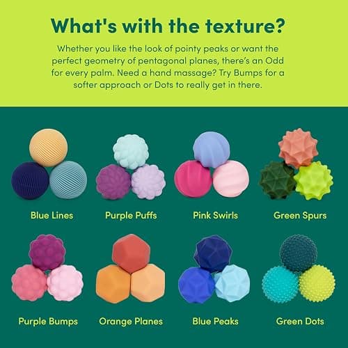 Speks Odds Soft Silicone Fidget Magnets | Silent Stress Relief Toys | Textured Magnetic Balls for Adults & Teens 14+ | Green thumbnail 7