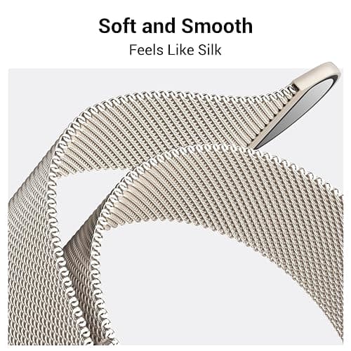 WANLISS Original Metal Milanese Loop Compatible with Apple Watch Band 38mm 40mm 41mm 42mm 44mm 45mm 49mm for Women Men, Magnetic Stainless Steel for iWatch Se Ultra Series 11 10 9 8 7 6 5 4 3 2 1 thumbnail 2