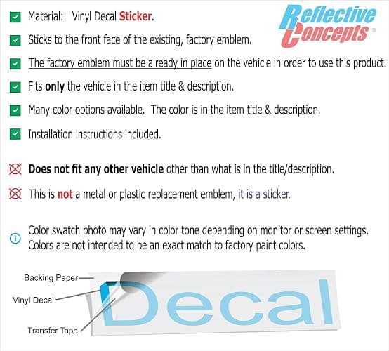 Reflective Concepts - 4x4 Emblem Overlay Decal Sticker - 2007-2023 Jeep Compass (Hot Pink) thumbnail 3