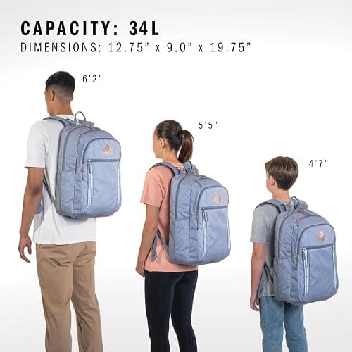 Adidas Excel Backpack (Twill Gray Color) thumbnail 6