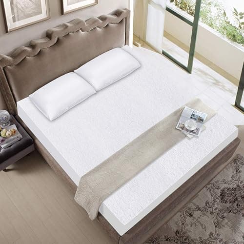 Twin XL Mattress Protector Cover Cooling,Extra Long Twin Waterproof Viscose Terry Mattress Protector for College Dorm Room Essentials,Soft and Noiseless,Deep Pocket Fits Up to 14 Inch Mattress thumbnail 2