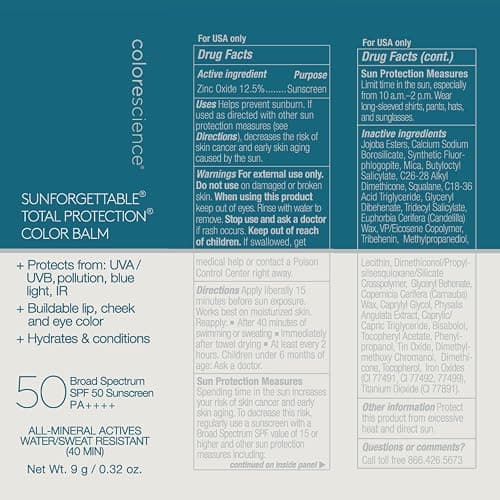 Colorescience Sunforgettable Total Protection Color Balm SPF 50, Mineral, Broad Spectrum, Buildable Lip & Cheek Color thumbnail 10