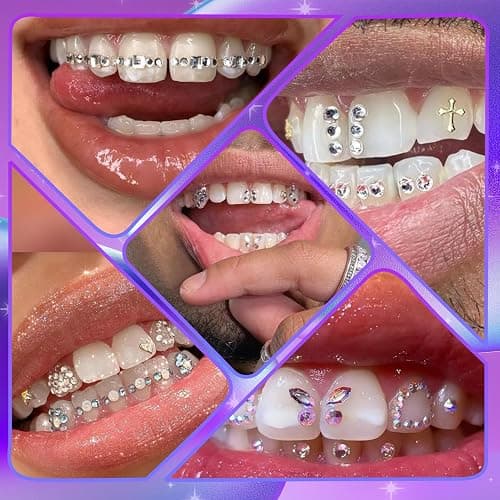 Loeland Tooth Gem Kit, DIY Crystals Jewelry Kit Teeth Gems Set, Professional Fashionable Tooth Gems for Teeth, Teeth Jewelry Starter kit thumbnail 6