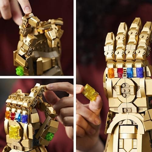 LEGO | Marvel Infinity Gauntlet Building Set for Adults - Avengers Model Kit incl. a Thanos Glove with Infinity Stones - Collectible Gift for Fans - 76191 thumbnail 4
