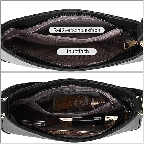 TIAASTAP Handtasche Damen klein Hobo Bag Elegant Umhängetasche Y2K Shoulder Bag for Women PU Leder Schultertasche Damen Klein Handtaschen mit Reißverschluss Coole Sachen für Teenager Mädchen thumbnail 4