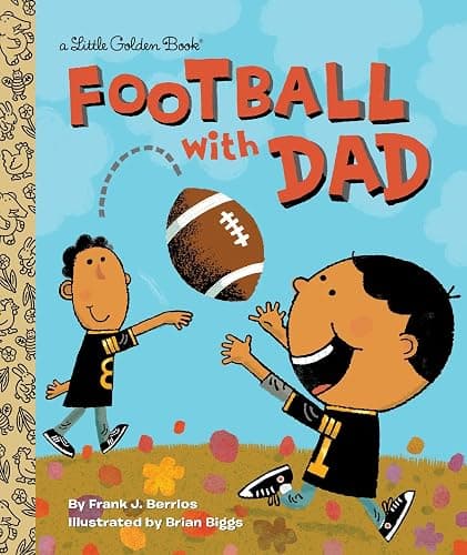 Football With Dad: A Book for Dads and Kids (Little Golden Book) - Image 1