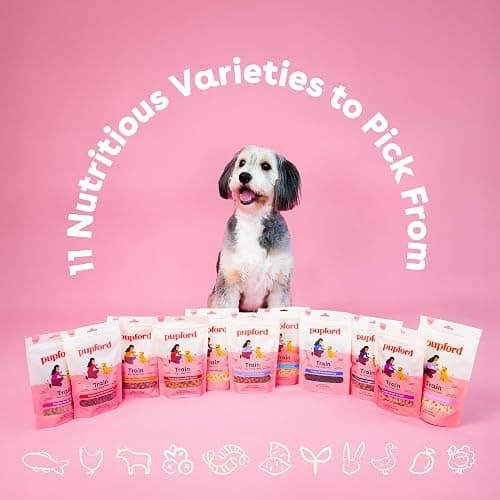 Pupford Freeze Dried Training Treats for Dogs & Puppies, 425+ One Ingredient Bites (Blueberry, 2 oz) thumbnail 8