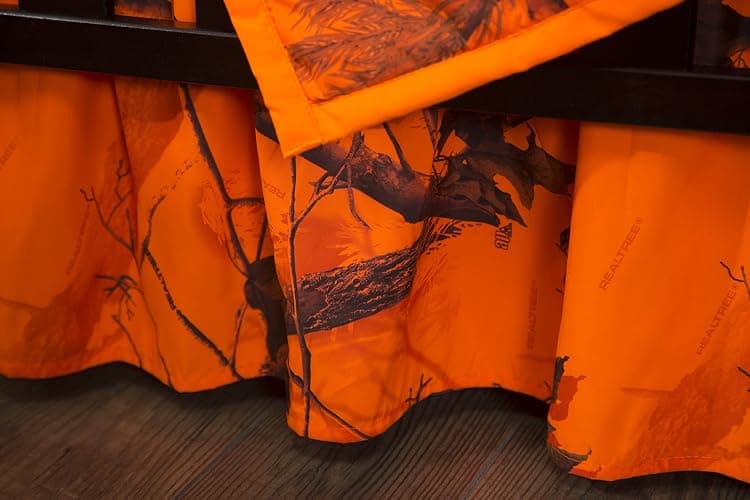 Carstens Real Tree AP Camo 3-Piece Crib Sheet Set, Orange thumbnail 4