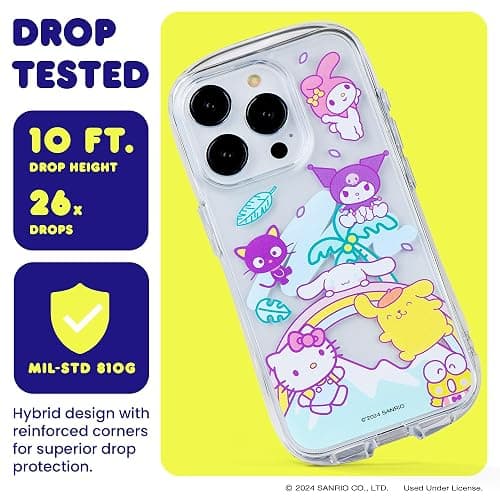 iFace Hello Kitty and Friends Clear Compatible with iPhone 15 Plus Case [Look in] Drop Tested Hybrid Cell Phone Grip Cover – Seize The Moment thumbnail 3