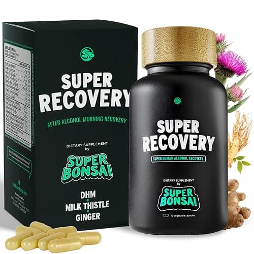 SuperBonsai Super Recovery Capsules for Post Celebration and Morning Relief - All Natural Holistic Support - 3 Capsules Taken Before Drinking and an Optional Serving After (14 Servings) - Image 1