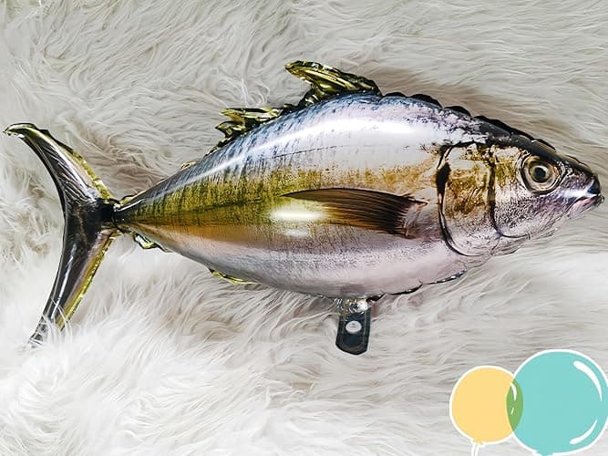 6Pcs Fish Balloons/O fishally One First Birthday/Realistic Carp Tuna Salmon Balloons/Gone Fishing Baby Shower Decorations/Let’s Go Fishing/Little Fisherman Fish Fest/Fishing Tournament Enthusiast Gift thumbnail 5