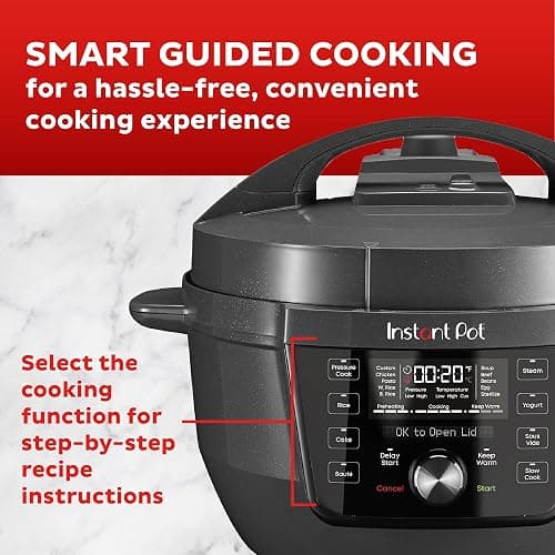Instant Pot RIO Wide Plus, 9-in-1 Electric Pressure Cooker, 35% Larger Cooking Surface, WhisperQuiet Steam Release, Multi-Cooker, Slow Cook, Rice Maker, Steamer, Sauté, Cake, & Warmer, 7.5 Quarts thumbnail 5