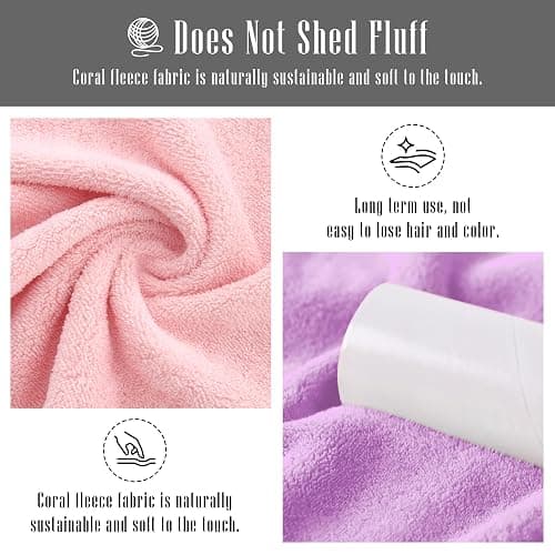 24 Pack Kitchen Dishcloths - Does Not Shed Fluff - Reusable Dish Towels, Dish cloths, Super Absorbent Coral Fleece Cleaning Cloths, Nonstick Oil Washable Fast Drying, 7 x 9 Inch (Multicolor) thumbnail 8
