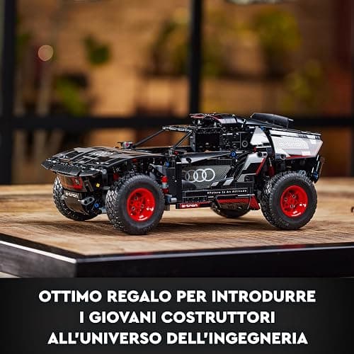 LEGO Technic Audi RS Q e-tron 42160 Advanced Building Kit for Kids Ages 10 and Up, This Remote Controlled Car Toy Features App-Controlled Steering and Makes a Great Gift for Kids Who Love Engineering thumbnail 6