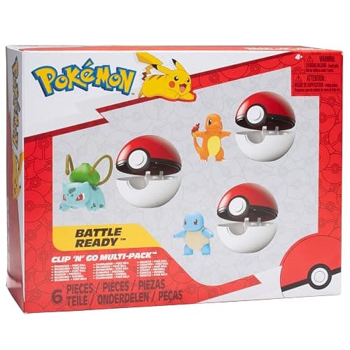 Pokemon Clip ‘N’ Go Multipack - Includes Three 2-Inch Battle Figures and Three Poké Ball Accessories thumbnail 6