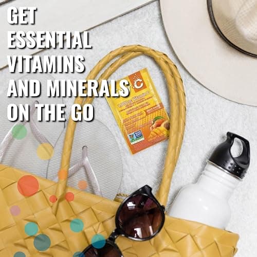 Ener-C Peach Mango Multivitamin Drink Mix Powder Vitamin C 1000mg & Electrolytes with Real Fruit Juice Natural Energy & Immune Support for Women & Men - Non-GMO Vegan & Gluten Free - 30 Count thumbnail 7