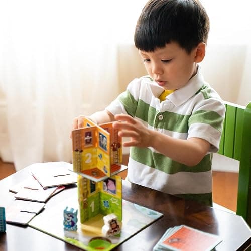 HABA 306193 My Very First Games – Rhino Hero Junior - A Cooperative matching and stacking game for ages 2+ (Made in Germany) thumbnail 9