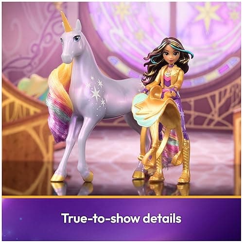 Unicorn Academy, Sophia & Wildstar with 2 Accessories & Hair Tool, Dolls & Unicorn Toys for Girls Ages 4 and up - Sophia & Wildstar thumbnail 4