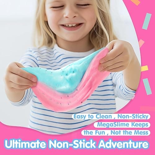 JOYIN Slime Party Favors, Cloudfin Manta Ray Slime - 8 oz., Soft, Non-Sticky, Mess-Free, Stress Relief, and Safe - Toys for Kids Classroom Reward, Boys and Girls Birthday Gifts thumbnail 5