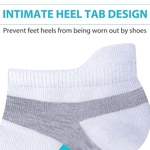 shnn 10/15 Pairs Womens Ankle Socks Lightweight Breathable Casual Low Cut Socks for Women With Heel Tab thumbnail 4