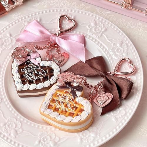Flower Knows The Sweetie Bear Collection Setting Powder,Cute Bag Charms Purse Keychain,Makeup & Setting Compact and Puff Pressed Powder,Pore Blurring Backed,Gift for Women,0.09 Oz(02 Cookie) thumbnail 6