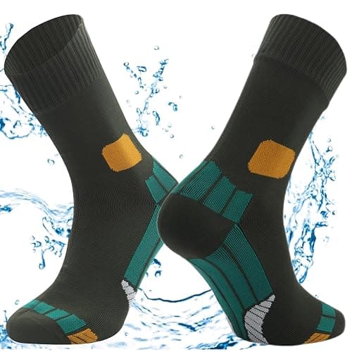 waterproofing Waterproof Socks Men Women Cushion Breathable Hiking Wading Skiing Outdoor Sport Crew Socks - Image 1