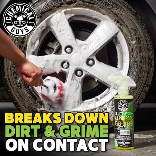 Chemical Guys, All Clean+ Citrus All-Purpose Cleaner, Dilutable, 16 fl oz | Citrus all-purpose cleaner cuts grease, grime and dirt on interior and exterior surfaces, dilutable to any strength thumbnail 4