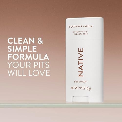Native Deodorant Contains Naturally Derived Ingredients, 72 Hour Odor Control | Deodorant for Women and Men, Aluminum Free with Baking Soda, Coconut Oil and Shea Butter | Coconut & Vanilla thumbnail 2