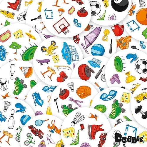 Asmodee Spot It! Sports Card Game (Eco-Blister) - Fast-Paced Matching Featuring 5 Mini-Games, Travel-Friendly Family Fun for Kids & Adults, Ages 6+, 2-8 Players, 15 Minute Playtime thumbnail 5