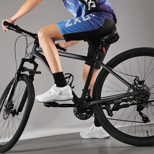 Vicogn Mens Womens Indoor Cycling Shoes Compatible with SPD System Pedal, Outdoor Walkable Bike Shoes with SPD Cleats Included thumbnail 2