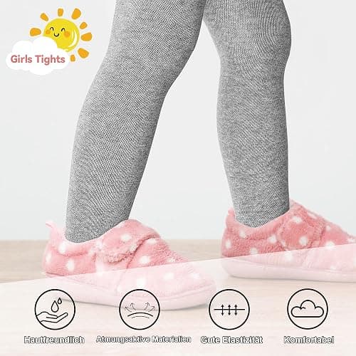 SPTRAMLE Baby Strumpfhosen Kleinkind Neugeborene Baumwolle Strumpfhosen 3 Paar für Baby Mädchen 0-2 Jahre 56-62 68-74 74-92 thumbnail 6