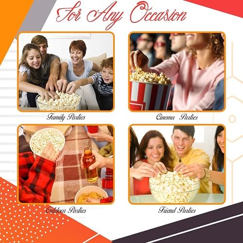 Perfectware Popcorn Kit- (Includes 35oz Popcorn Season Salt, 4lbs Yellow Kernels, and 32oz Butter Flavored Coconut Oil, Plain,PW-Popcorn Kit-3 thumbnail 8