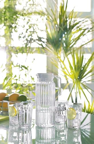 Luminarc ARC 70361 Quadro Krug, Kühlschrankkrug mit Deckel, 1.1 Liter, Glas, transparent, 1 Stück (Packung mit 2) thumbnail 7