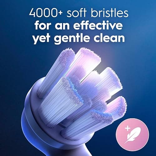 Oral-B iO Ultimate Clean Replacement Brush Heads, 5 Count, 4 Ultimate Clean + 1 Gum & Sensitive White thumbnail 5