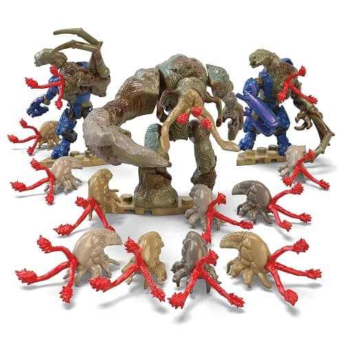 MEGA Halo Infinite Building Toys Set, Floodgate Firefight with 634 Pieces, 4 Micro Action Figures, Poseable Articulation, Accessories, Kids or Adult (Amazon Exclusive) thumbnail 4