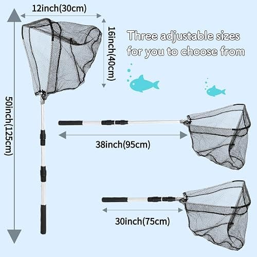 Tacklurenet Folded Fishing Trap, 10Holes 10Sides Fishing Bait Trap, Minnow Trap, Crawfish Blue Crab Trap, Gift: Oxford Cloth Folding Bucket/Non-Slip Gloves/Bait Bag/Bait Box/Rope/Storage Bag thumbnail 6